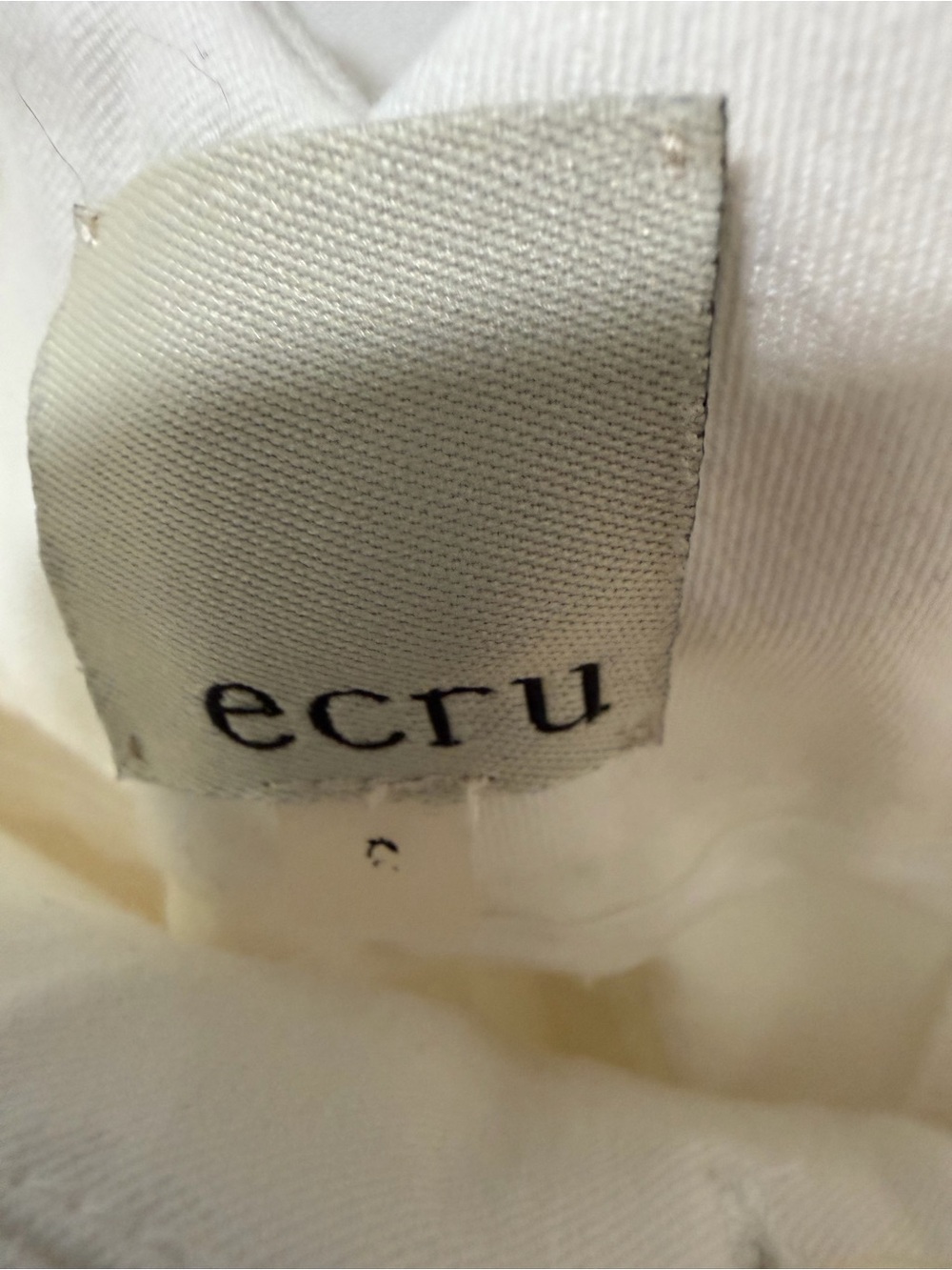 ecru White Boot-Cut Stretch Pant - Picture 4 of 6